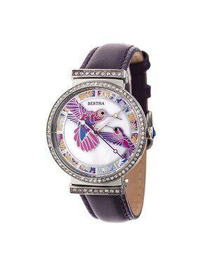 NWT Bertha Emily Crystal Ladies Watch